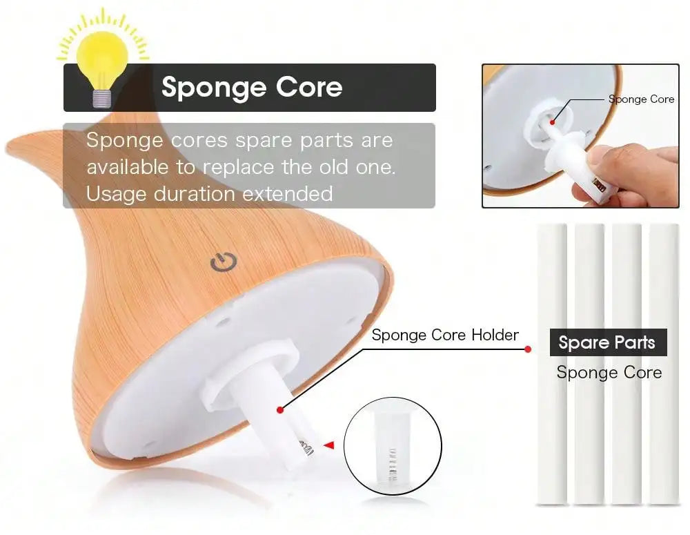 200ml Air Humidifier Essential Oil Diffuser