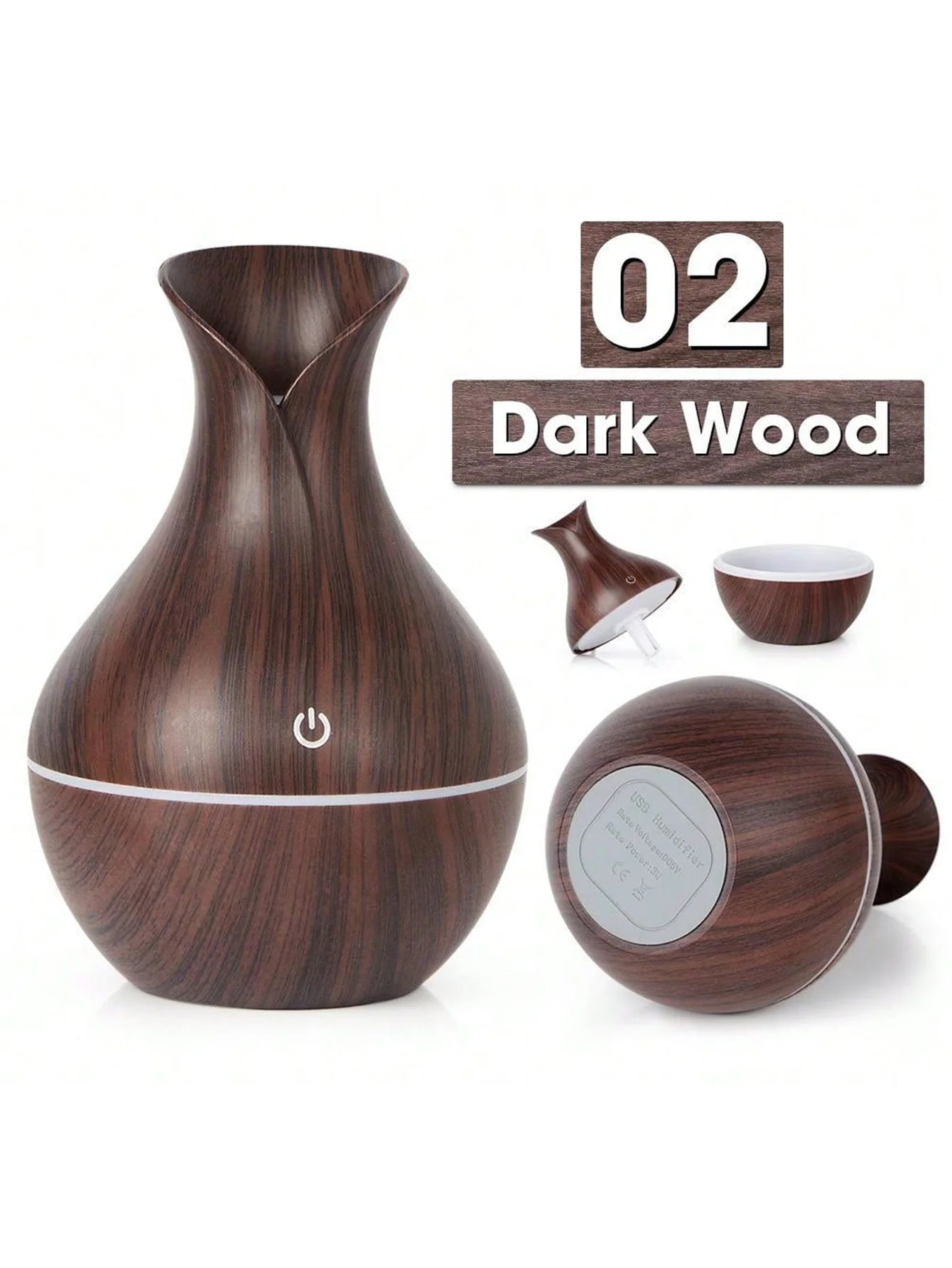 200ml Air Humidifier Essential Oil Diffuser